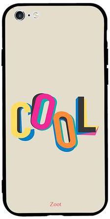 غطاء حماية واق لهاتف أبل آيفون 6 بلس مطبوع عليه كلمة cool