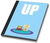 Movie Up Cover Printed A4 Size Binded Notebook Multicolour