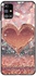 غطاء حماية واقٍ بطبعة قلوب لامعة لهاتف سامسونج جالاكسي M31s متعدد الألوان