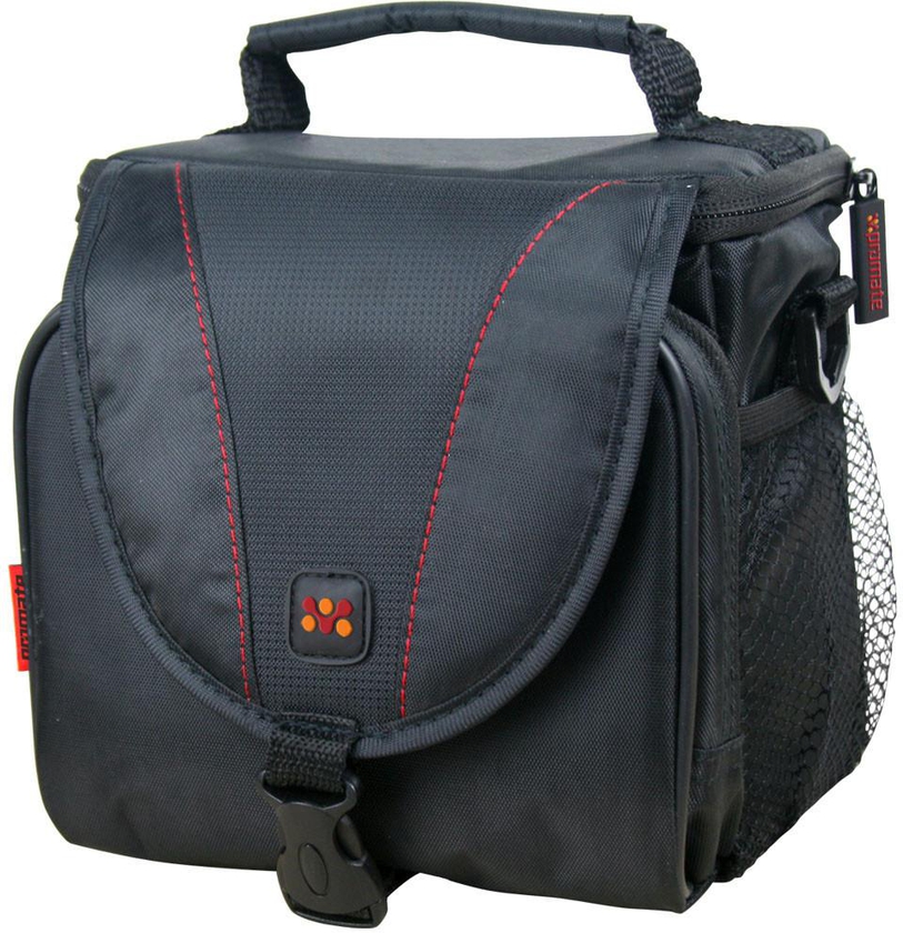 Promate xPose.XL DSLR Camera Case with Side Mesh Pocket and Shoulder Strap