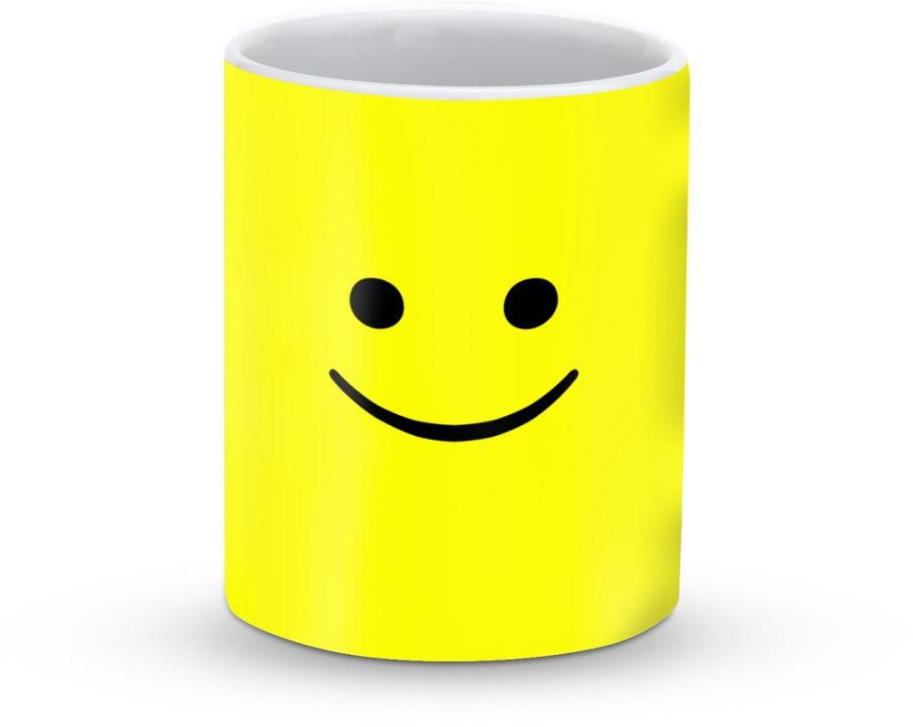 Stylizedd Mug - Premium 11oz Ceramic Designer Mug- Blimey Smiley