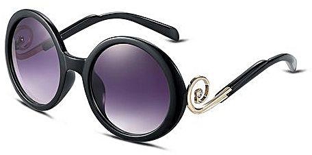 FSGS #1 Stylish Ladies Round Frame Polarized Sunglasses 44763