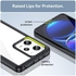 غطاء حماية لهاتفXiaomi Redmi Note 12R Pro 5G ، يتميز بتصميم شفاف من الأكريليك مع حواف من مادة TPU، مقاوم للانزلاق، وقابل لامتصاص الصدمات، باللون الأسود.