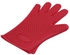 Silicone Heat Resistant Glove - Red