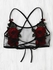Shein | Plus Floral Embroidered Sheer Bralette