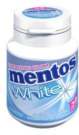 Mentos White Sugar Free Chewing Gum Sweetmint Flavour 54 g