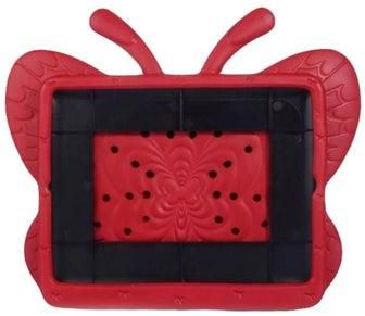 Butterfly Case Cover With Handle For Apple iPad mini 7.9-Inch Red/Black