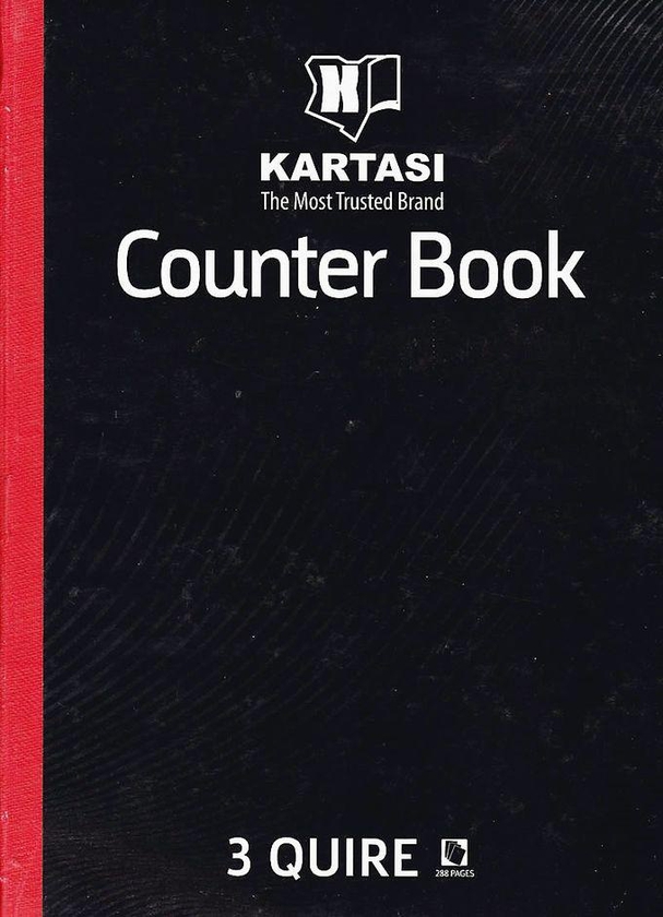 karatasi Counter Book A4 3 Quire