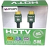 HDMI 2.0V 4K HDMI Cable OD 8.0mm 19+1 CCS Support 3D 1080P 4K*2K Color Box Packing 5.0M