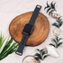For Apple Watch8/7/6/5/3/4/3SE-Wavy Silicon Strap With Push Buckle(42-44-45-49mm)-DarkGrey