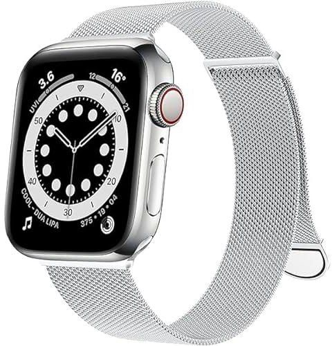 AWH Magnetic Steel Watch Band for Compatible with iWatch Series 9-1 and SE - Elegant Metal Wristband for Women and Men – Available in 41/40/38mm Sizes