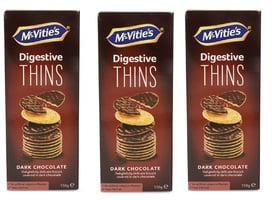 McVities Digestive Thin Biscuit Dark Chocolate Value Pack 3 x 150 g