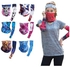 3-Piece Printed UV Protection Arm Sleeves With Neck Scarf Set One Size