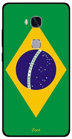 Protective Case Cover For Huawei Honor 5X Brazil Flag