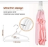 Red Dot Gift® 30-Pack Baby Velvet Hangers 11Inch/28cm - Nursery Clothes Hangers Non Slip Toddler Hangers, 360 Chrome Swivel Hook (White, 30)