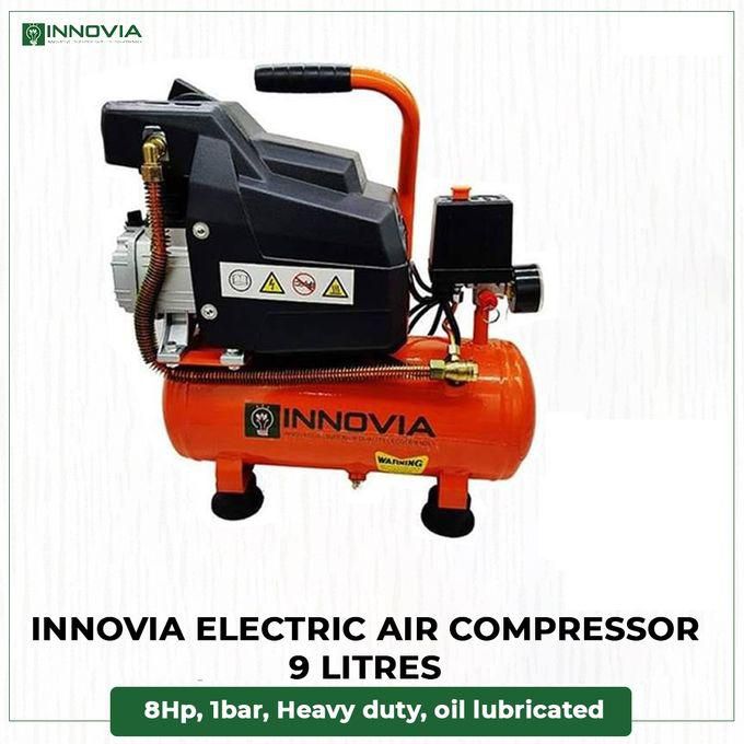 Innovia Heavy Duty 9L Air Compressor With 1HP Copper Motor 126L/min