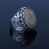 925 Sterling Silver Ring For Men Natural Agate Stone