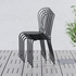 LÄCKÖ Chair, outdoor - grey