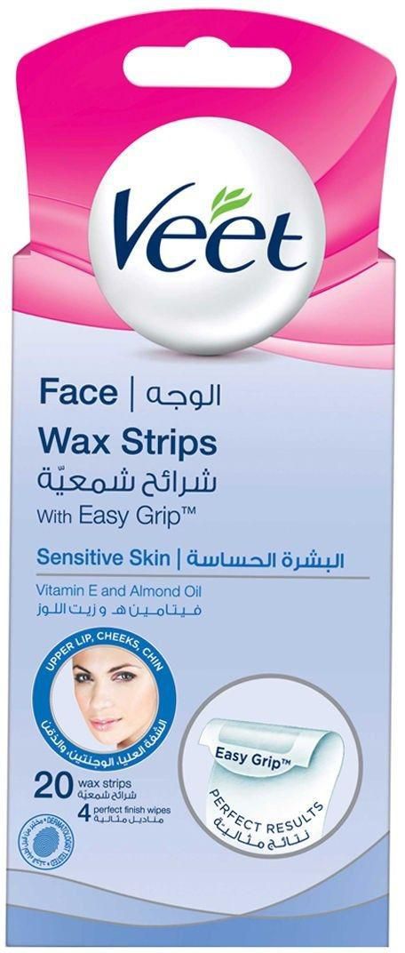 Veet Hair Remover Facial Hair Remover Face Wax Strips 20S price from danube  in Saudi Arabia - Yaoota!