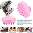 TALITARE Hair Scalp Massager Shampoo Brush - Head Scrubber Brushes and Massagers with Soft Silicone Bristle (Wet and Dry) for Men, Women, Baby and Pets (Pink)