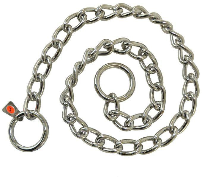 Metal Chain Collar With Wide Chains For Large Dogs - 80 Cm