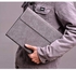 Smart Stuff Faux Leather Sleeve with Hard Anti-Shock Inner Case For Microsoft Surface Pro 6 (12.3in, Dark Grey)