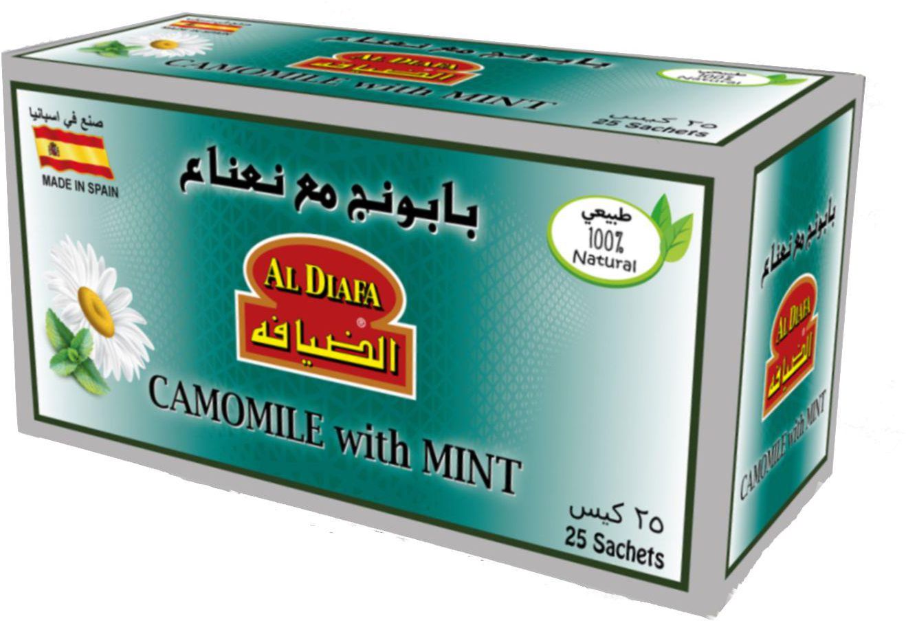 Al Diafa, Camomile With Mint ,Tea Bag - 25 Pcs