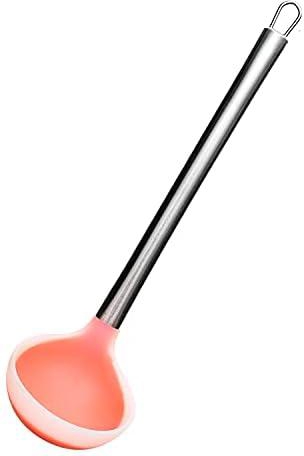 Sauce Ladle - Silver / Pink