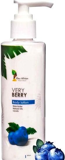 Raw African Body Lotion Very Berry 200Gm