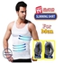 Syurga Hot Slimming Vest Top - Slim N Lift - MEN's Shirt Body Shapers - 4 Sizes (Black - White)