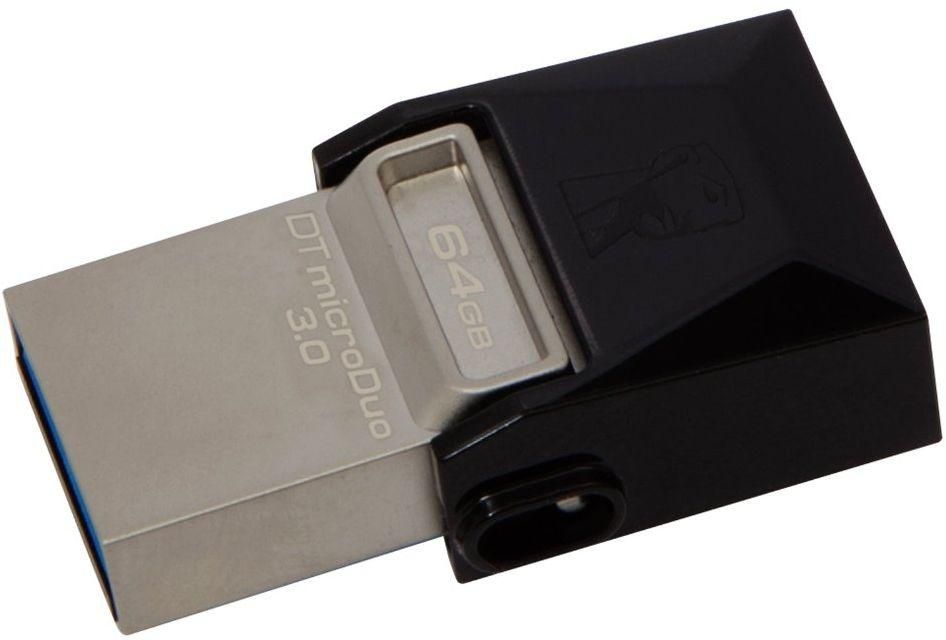 Kingston 64GB Data Traveler OTG MicroDuo USB 3.0 Flash Drive - DTDUO3