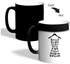Fashion Quote Printed Colour Changing Coffee Mug Black 325ml