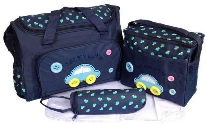 4-in-1 Multi-function Large Capacity Baby Diaper--Navy Blue