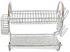 Generic 2 Tier Chrome Plated Dish Rack - Sliver