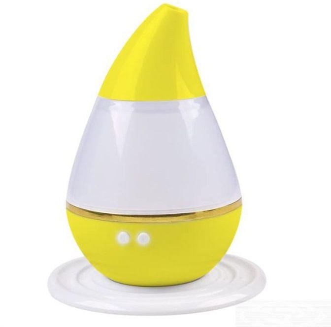 Cool Mist Mini Humidifier With 7 Color LED Night Light (YELLOW)