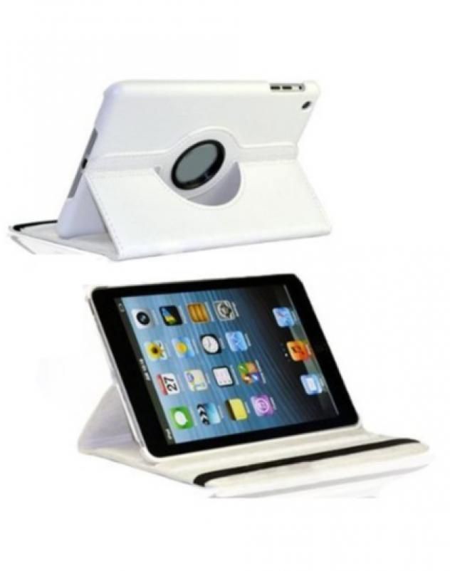 Generic Rotating Cover for iPad Mini - White