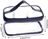 Clear Makeup Bag Waterproof Cosmetics Bag Portable Clear Toiletry Bags Transparent Travel Storage Carry Bag Clear Zipper Pouch Large PVC Zippered Organizer Bags Plastic Makeup Case with Handle 2 Pack