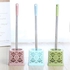 3Pcs Stainless Steel Handle Toilet Brush With Holder
