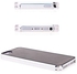 Transparent Metal Margin Hard Back Cover for iPhone 5 & iPhone 5S - Gray