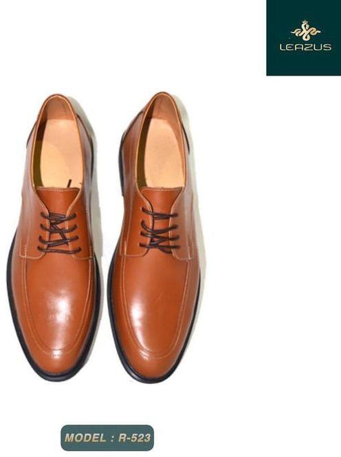 Natural Leather Leazus Classic Shoes - Havan