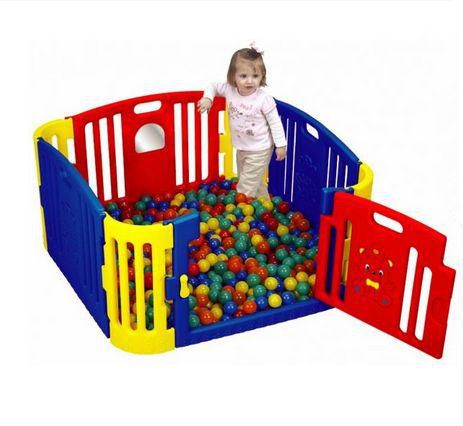 Edu-play Baby Bear Zone With Enclosed Play Area With A Latched Gate., Gp-8011r