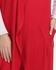 Femina Solid Long Cardigan - Red