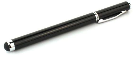 Ozone Metal Ball pen with capacitative Touch Screen Stylus for Apple iPhone 6 and 6plus [Black]