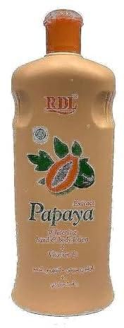 RDL Papaya Extract Whitening Hand & Body Lotion + Vitamin E 600ml