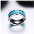 Venico High Quality Turquoise Paved Fashion Ring Jewelry On Tungsten Steel Material Mens Jewelry Size 7-12