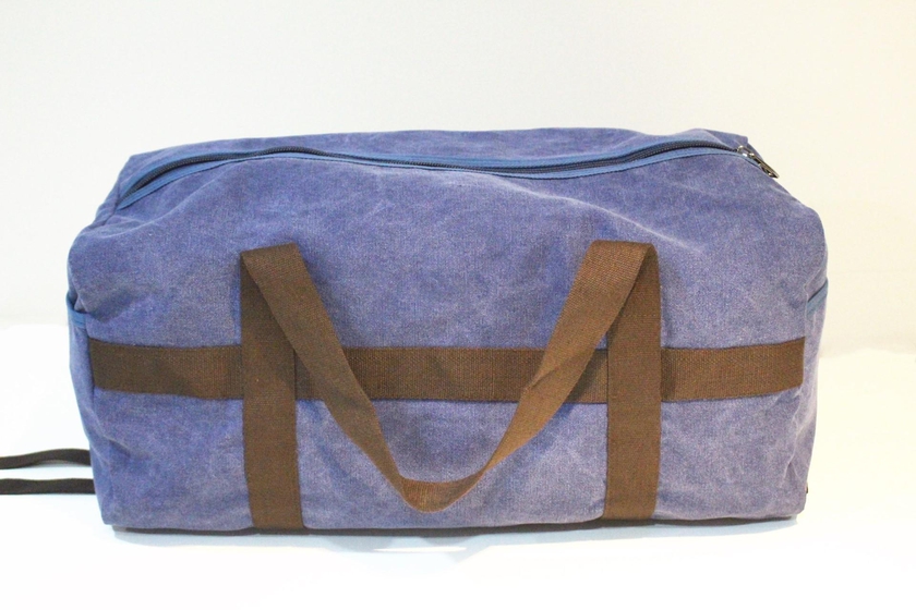 Magari Unisex Shoulder Bag Korean Fashion Backpack (Blue - Brown)