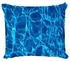 غطاء وسادة بطبعة للزينة أزرق