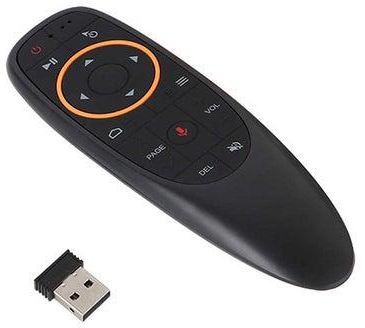 Wireless Remote Control With Sensor For Smart TV Black