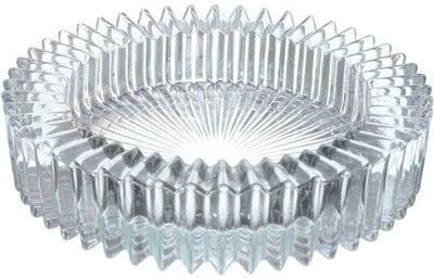 Ashtray Glass 1 Piece Clear