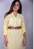 Coctail Plain Maxi Dress - Yellow